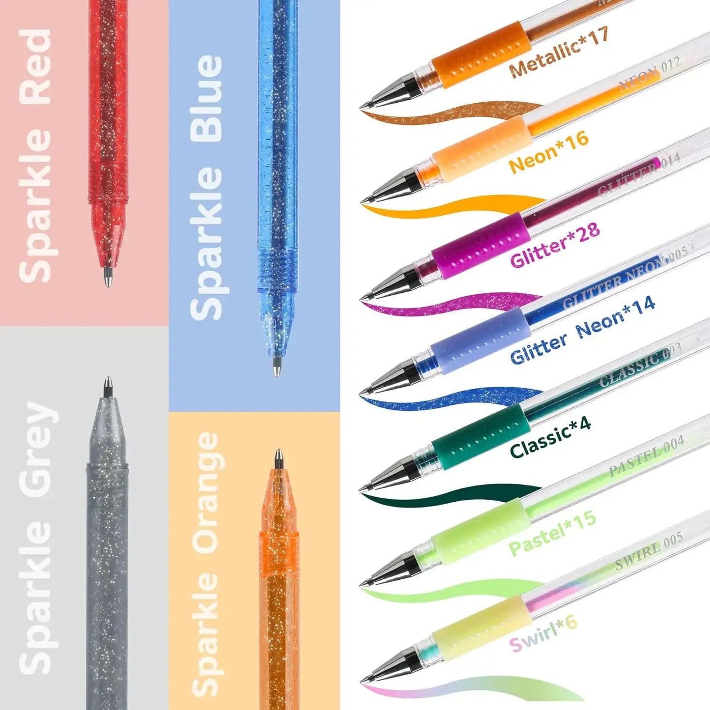 glitter gel pen